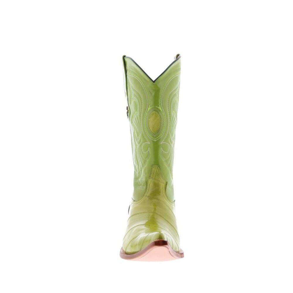 Los Altos Mens EEL Boots XXX-Toe Green Boots (NWT) - Picture 3 of 7